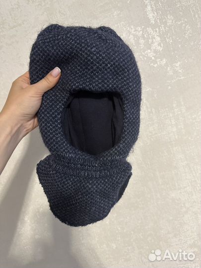 Шапка шлем для мальчика 46 48