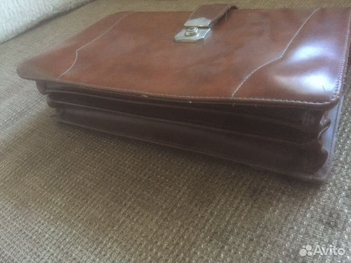Чемодан-дипломат СССР кожаный