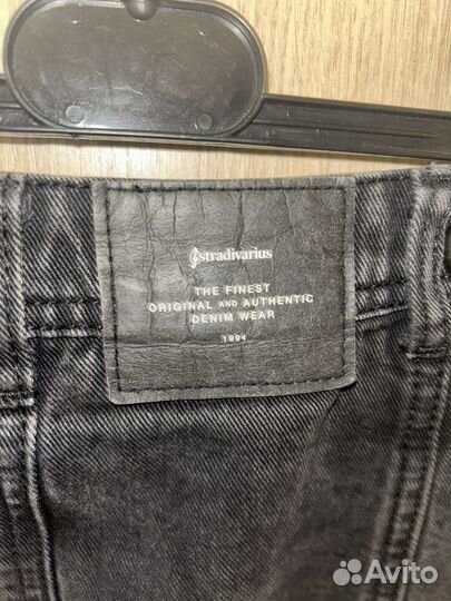Джинсовая юбка stradivarius