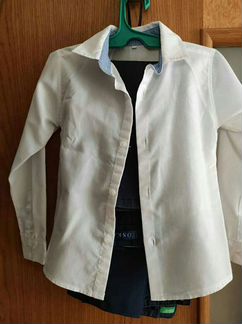 Школьные рубашки, брюки, жилетка,футболки для маль