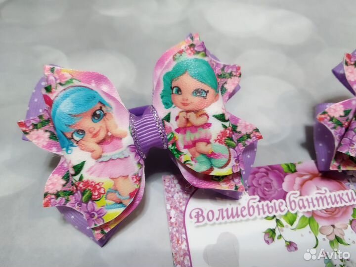 Бантики с мультяшными героями