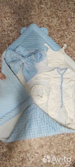 Конверт на выписку для мальчика весна осень