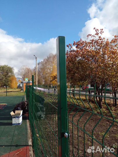 Установка забора