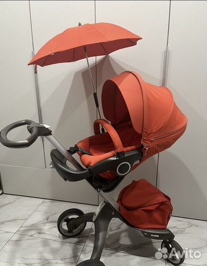 Коляска stokke xplory 3 в 1;
