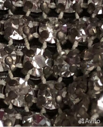 Сумочка театральная из страз Сваровски очень блест