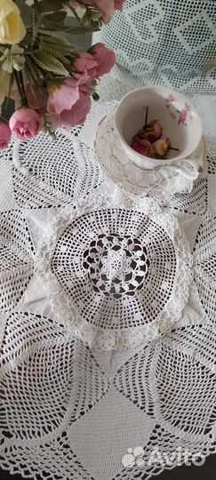 Скатерть вязаная