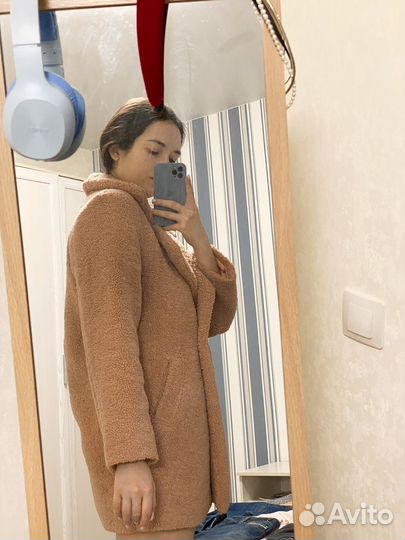 Пальто женское чебурашка