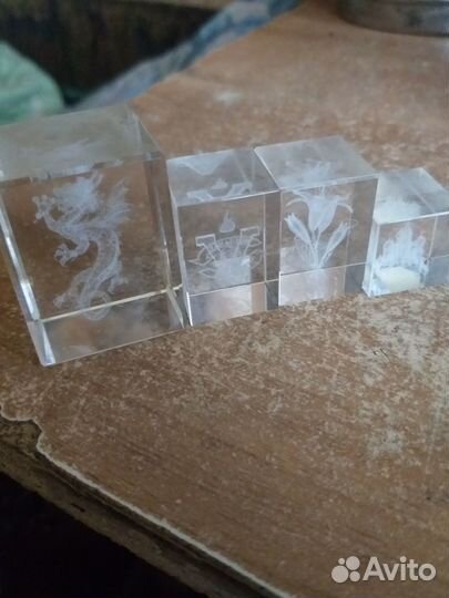 Сувениры из стекла с гравировкой 3D