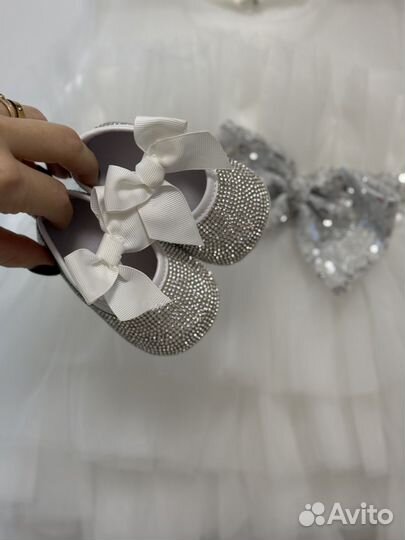 Платье для девочки 80 86 туфельки 11 см