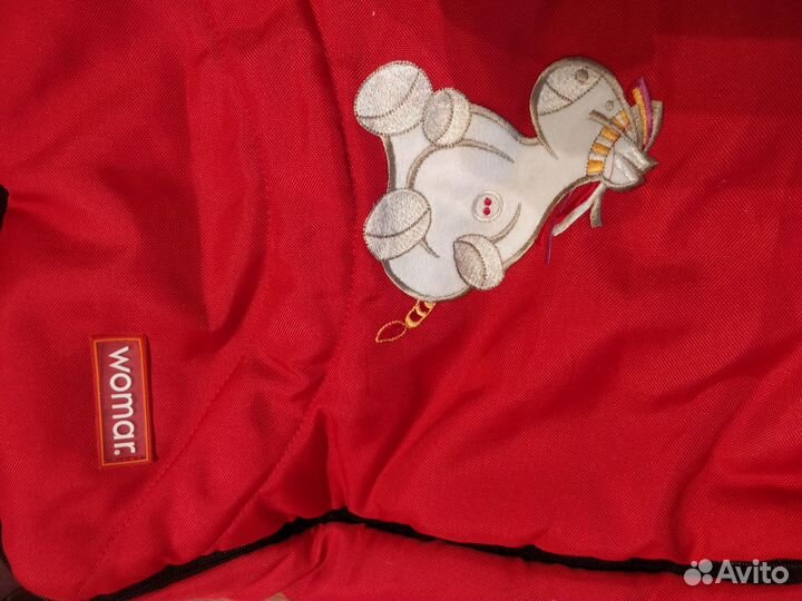 Меховой конверт в коляску womar