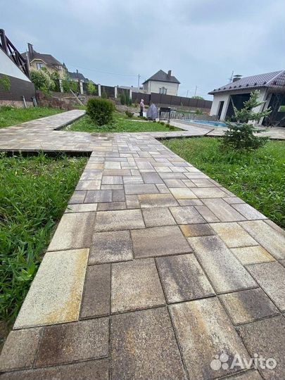 Тротуарная плитка Новый город осень