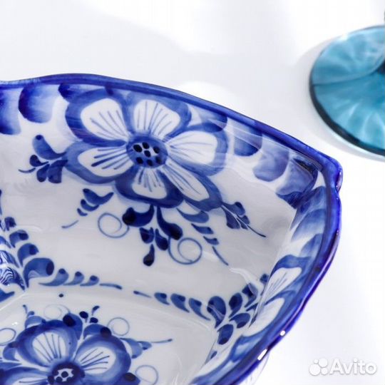 Салатник 'Лето', гжель