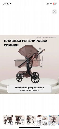 Коляска трансформер Aimile original autumn