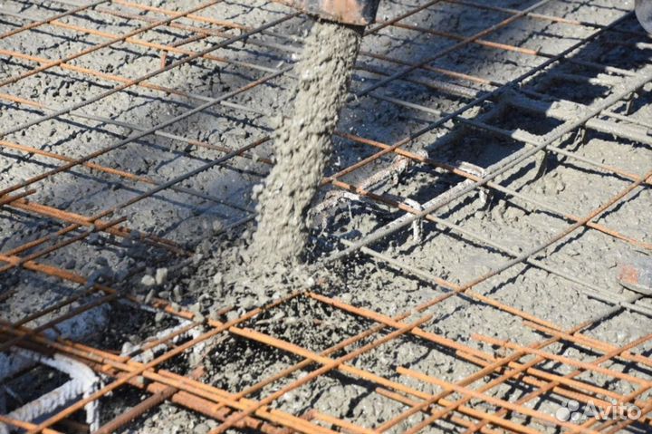 Заливка фундамента бетонные работы