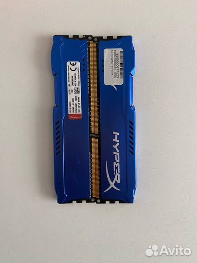 Dimm DDR3 8Гб (2 по 4 Гб) Kingston HyperX
