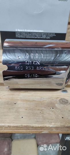 Насадка на глушитель audi A4(B8)