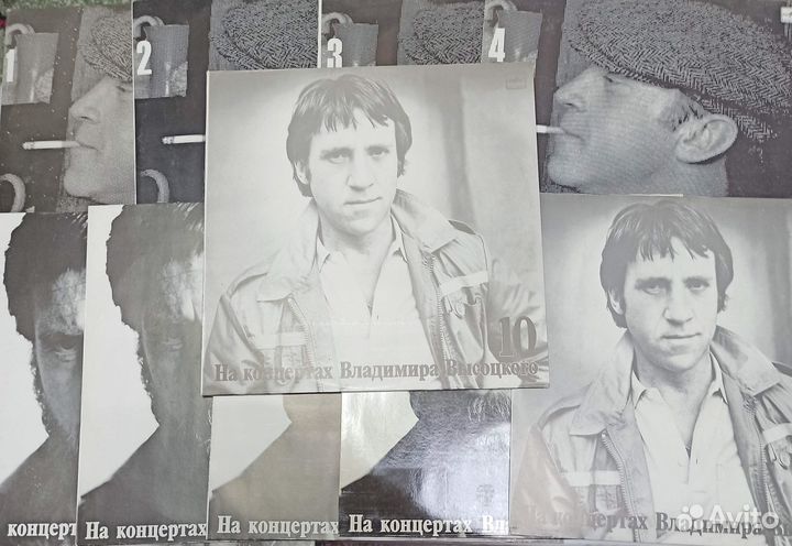 10 пластинок Высоцкий цена за всё