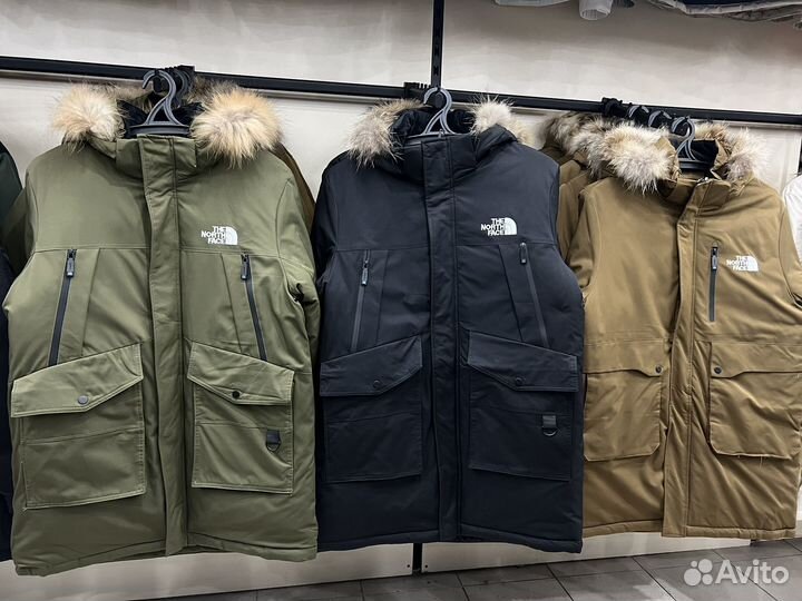 Мужской зимний пуховик Nike, Adidas, Stone Island