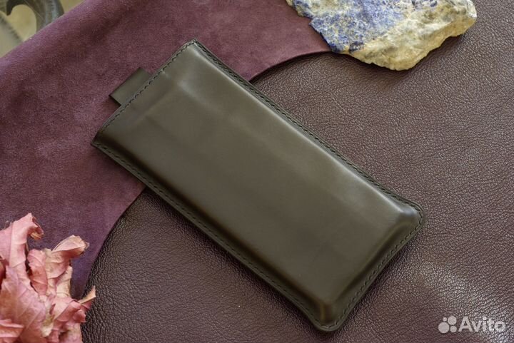 Чехол на телефон Z fold 4. На заказ. Кожа Handmade