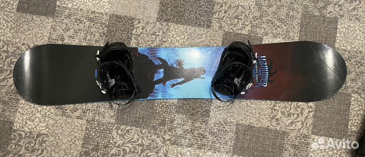 Сноуборд hammer 158-160 + крепления + ботинки