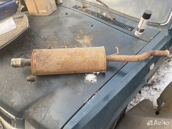 Глушитель калина хэтчбек