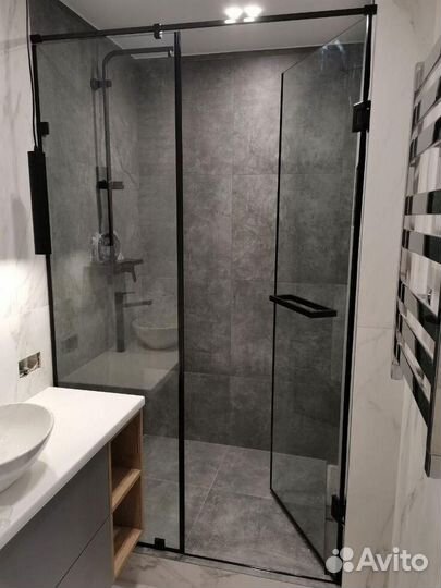 Душевые стеклянные ограждения за 24 часа