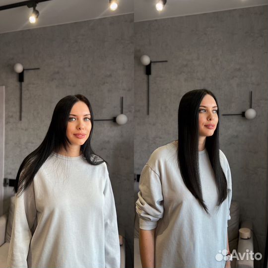 Наращивание волос микрокапсульное премиум