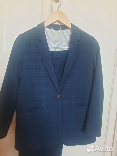 Школьный брючный костюм для девочки размер152