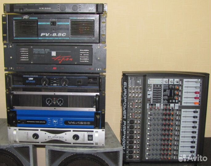 Усилители звука 300-3000W Pro PV C-Mark CVR NAG SK