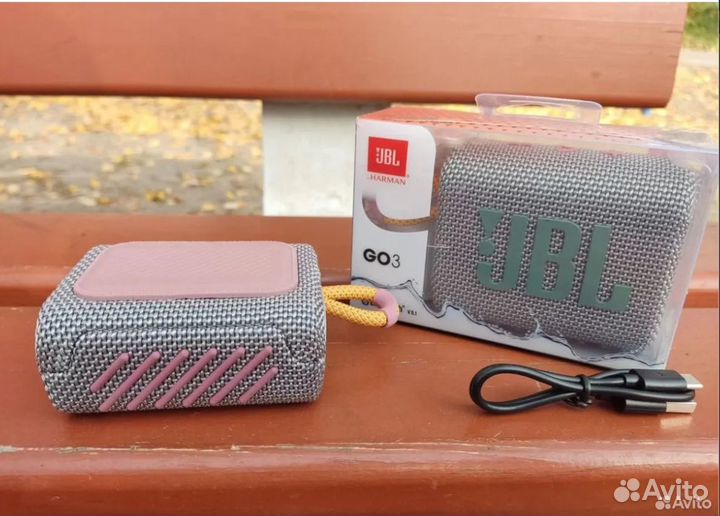 Колонка JBL Go 3 серая