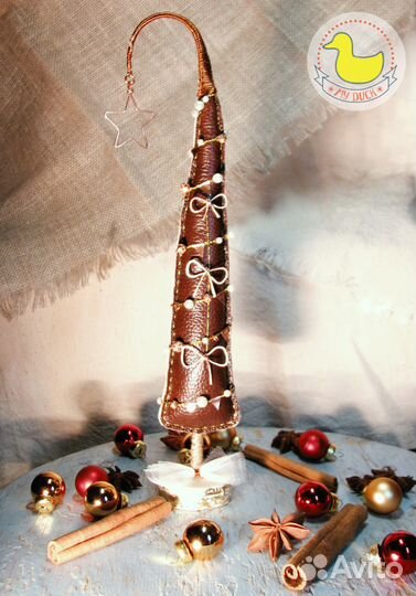 Искусственная елка топиарий. Ручная работа