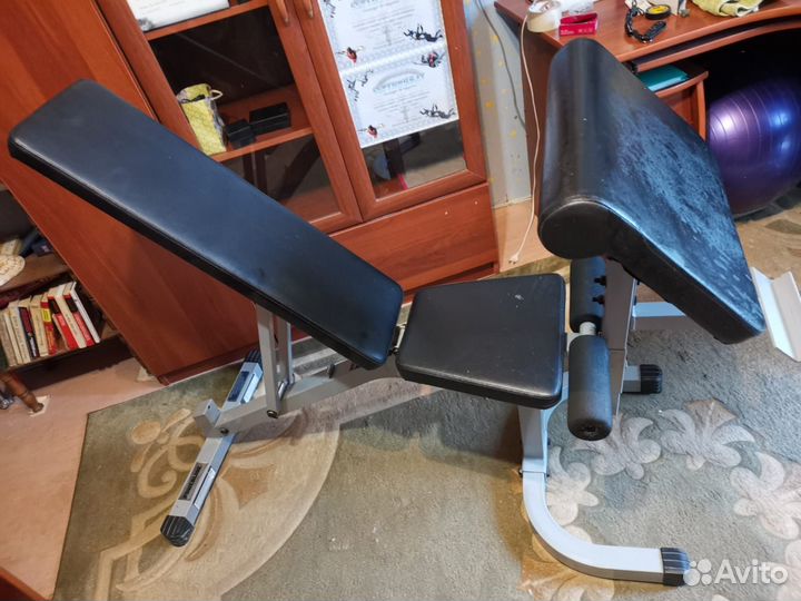 Скамья универсальная для жима пресса ног бицепса