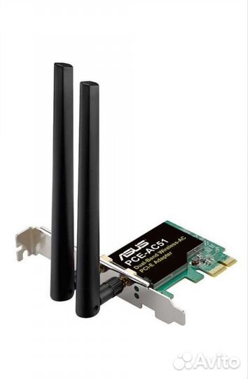 Сетевой адаптер WiFi asus PCE-AC51 PCI 2.4/5.5