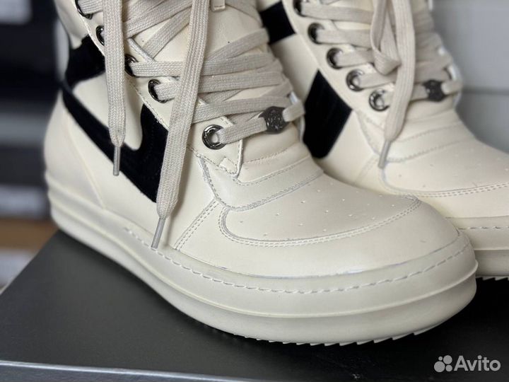 В наличии Rick Owens Geobasket Chrome Hearts