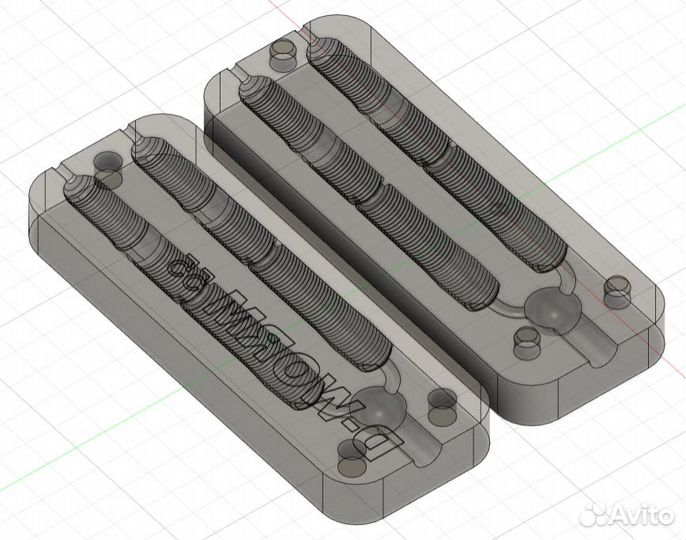 Формы для литья силиконовых форелевых приманок