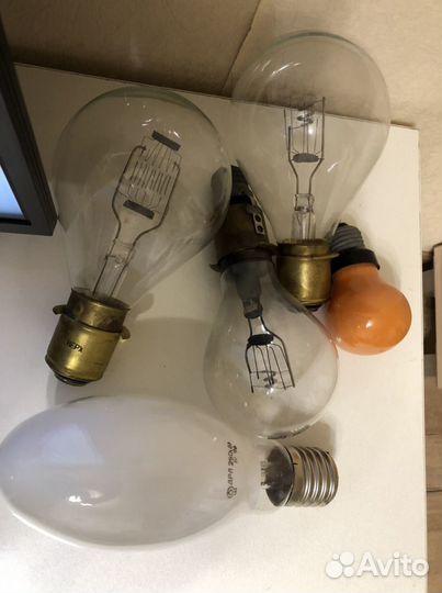 Лампы прожекторные СССР 500-600 вт