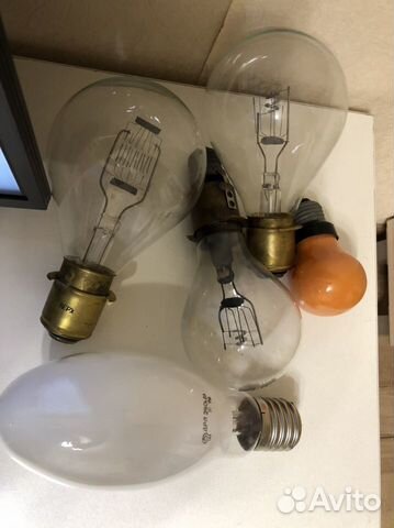 Лампы прожекторные СССР 500-600 вт