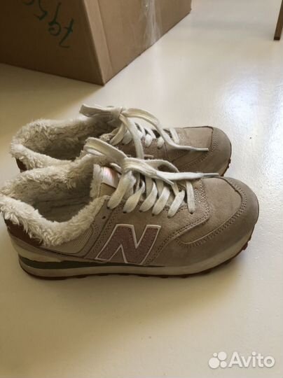 Кроссовки New balance 574 зимние