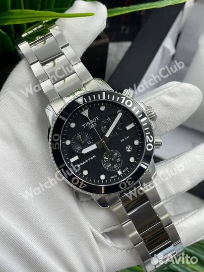 Мужские часы Tissot Seastar сапфир стекло