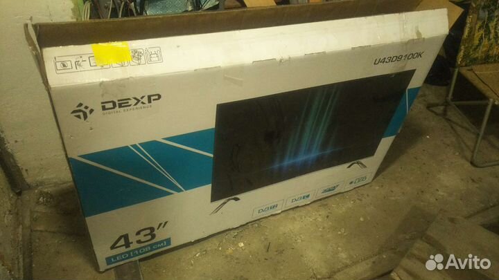 Коробка от телевизора 43
