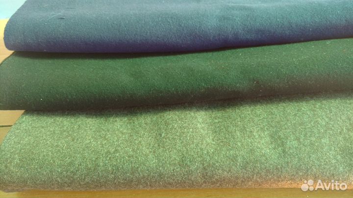 Отрез драпа темно-фиолетового цвета СССР