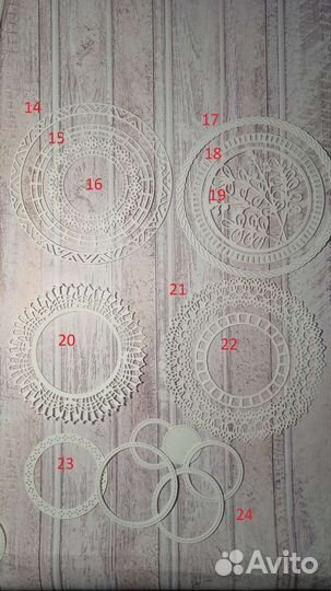 Большой набор вырубки для скрапбукинга