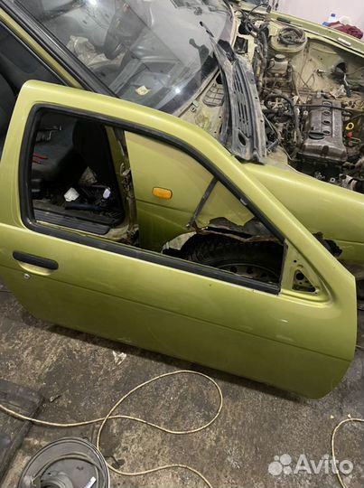 Nissan almera n15 передняя правая дверь купе