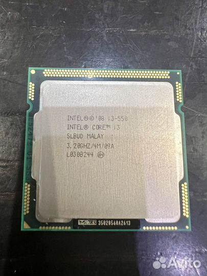 Процессор Intel core i3 -550