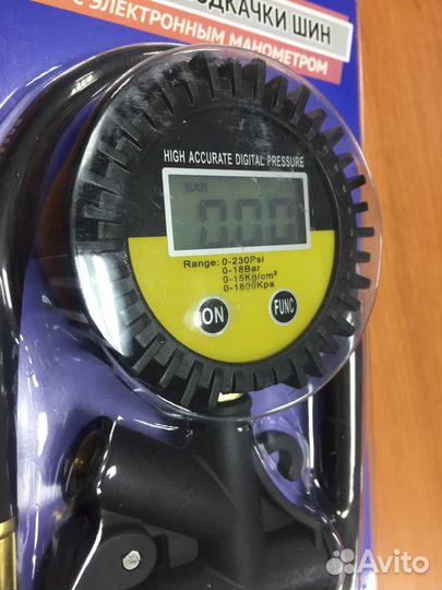 Пистолет подкачки, электронный манометр