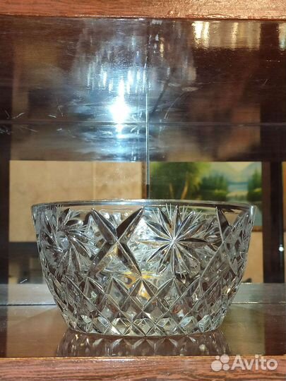 Ваза хрустальная конфетница