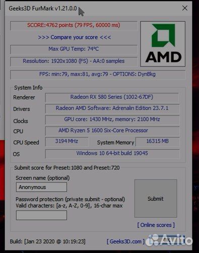 Видеокарта rx580 8gb sapphire nitro plus +