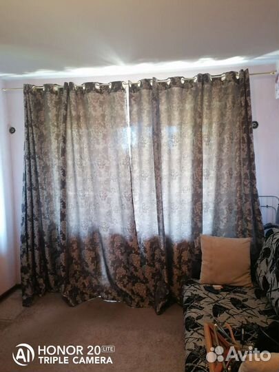 Шторы с карнизом