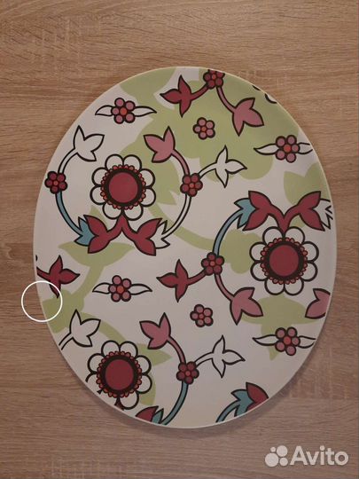 Большое овальное блюдо ikea, 2шт