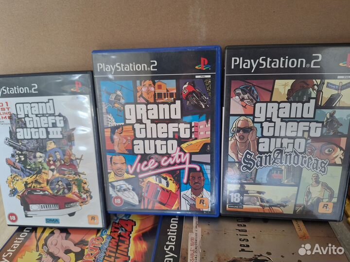 Лицензионные игры Playstation 2